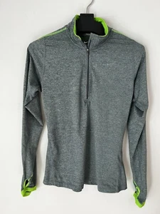 Nike Running Dri Fit manga larga media cremallera para hombre talla pequeña azul brezo reflectante - Imagen 1 de 7