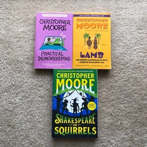 Christopher Moore Book Lot (paperback, Lamb, Shakespeare for Squirrels, humor) - Bild 1 von 2