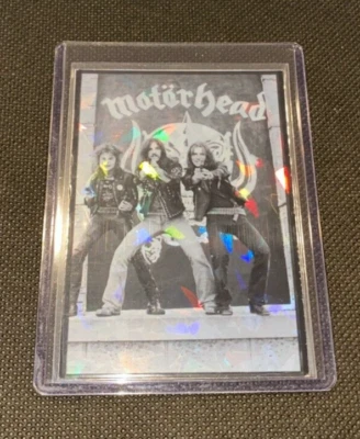Motorhead B&W Custom Mini Poster Holofoil Prizm Trading Card - Image 1 of 4