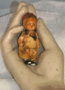 Antique Composition Mini Baby Doll, likely from Germany in 1920s - Picture 1 of 5
