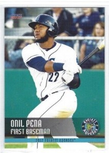 2017 Everett AquaSox (High-A Seattle Mariners) Onil Pena