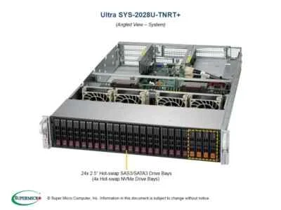 Supermicro SYS-2028U-TNRT+ Barebones Server NEW IN STOCK 5 Yr Warranty - Image 1 of 4