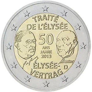2 euro Germania 2013 Trattato dell'Eliseo zecca: J - Imagen 1 de 1