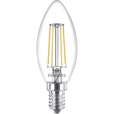 Philips 76217900 LED Bulb E14 4.3W=40W Cool White 3.5x9.7cm 1pc - Image 1 of 2