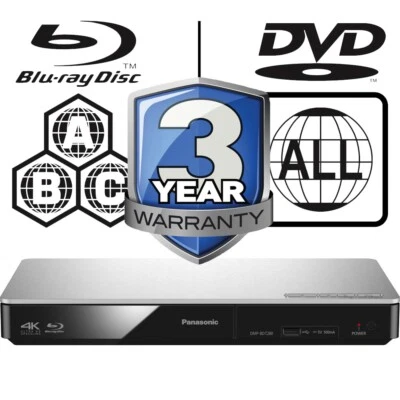 Panasonic Blu-ray Player DMP-BDT280EB All Zone Code Free MultiRegion 3D Smart - Image 1 of 4