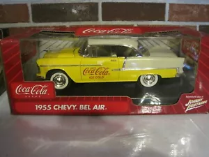 2005 JOHNNY LIGHTNING COCA-COLA 1955 CHEVY BEL AIR 1:18 SCALE DIE CAST--NEW - Picture 1 of 12