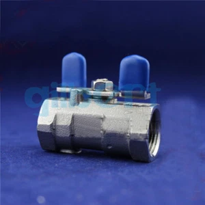 1/4"-1" BSP Female 304 Stainless Ball Valve With Butterfly Handle Water Oil - Picture 1 of 24