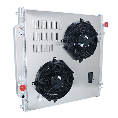 4 Row Aluminum Radiator&Shroud Fan fit 99-05 Ford F250 F350 F450 6.8L 7.3L - Image 1 of 4