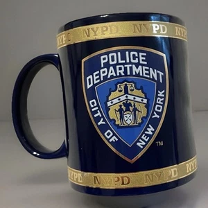 Officially Licensed 2008 NYPD Coffee Mug New York City Police Depart Cup - Picture 1 of 10