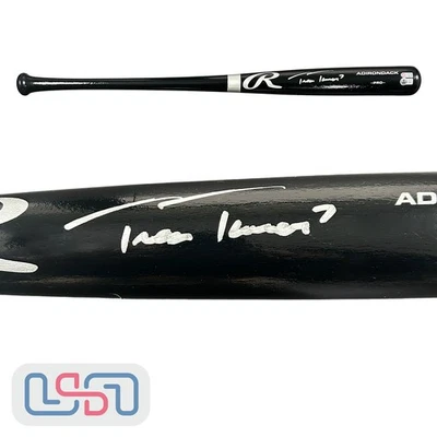 Trea Turner Philadelphia Phillies Signed Rawlings Black Adirondack Bat BAS - Image 1 of 4