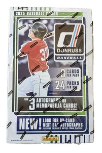 Caja de pasatiempos de béisbol Panini Donruss 2025 - sellada de fábrica - 3 autos/mem - Imagen 1 de 4