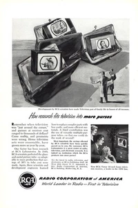 1950 RCA: Fits Television Into More Purses Vintage Print Ad - Picture 1 of 1