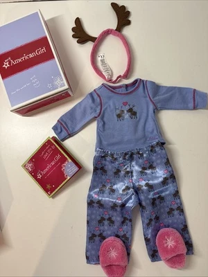 American Girl Doll Reindeer Holiday Pajamas Retired - Image 1 of 4