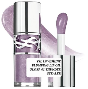 YSL LOVESHINE PLUMPING LIP OIL GLOSS 01 THUNDER STEALER. BNIB - Picture 1 of 5
