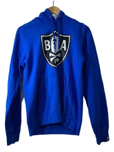 Sudadera con Capucha A Bathing Ape M Algodón Azul Logo Usada - Imagen 1 de 6
