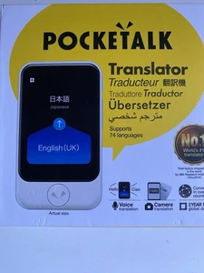 POCKETALK S PLUS Voice & Camera Translator, 82 Languages, Built-in Global Data - Picture 1 of 2
