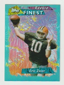 1995 Topps Finest #248 ERIC ZEIER Cleveland Browns/Georgia Bulldogs REFRACTOR - Picture 1 of 1