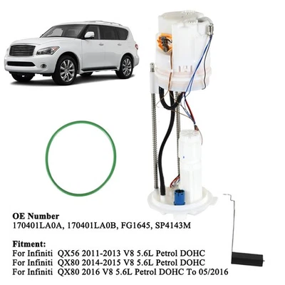 Fuel Pump Module Assembly For Infiniti QX56 QX80 2011-2016 V8 5.6L SP4143M USA — 第 1/4 张图片