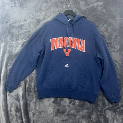 Virginia Tech Sudadera con Capucha Para Hombres XL Adidas Hokies Pullover Naranja Bordado Foto 1 de 4