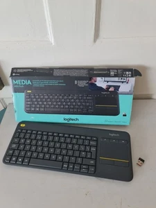 Logitech K400 Plus Teclado Inalámbrico Táctil TV - NUEVO Y PRECINTADO - ENVÍO GRATUITO - Imagen 1 de 3