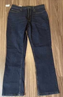 Members Mark Jeans Mens 32x30 Blue Dark Wash Straight Fit Denim NEW WITH TAGS ! - Image 1 of 4