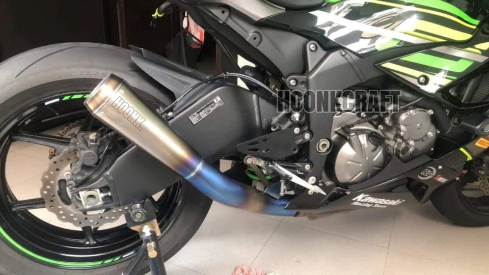 Sistema de escape personalizado para Kawasaki ZX6R / ZX636 / ZX 6R / ZX 636 Foto 1 de 2