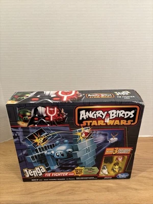 Angry Birds Star Wars Jenga Tie Fighter Game Hasbro Gaming 2013 Rovio Opened Box - Image 1 of 4