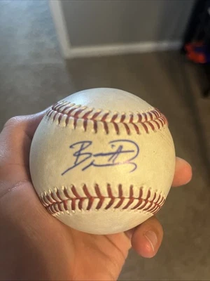 Бейсбольный мяч с автографом Бобби Уитта-младшего подписанный лично - Изображение 1 из 4