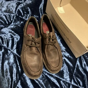 Rockport Herren Braun Pilz Leder Oxford Elegant Schuhe Größe 7 M Hergestellt in Portugal - Bild 1 von 6