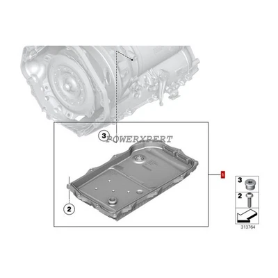68142478AB 2012-2019 for Dodge CHALLENGER JAGUAR XE ZF OEM Transmission Oil Pan - Image 1 of 4