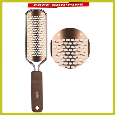 Lima de pies de acero inoxidable dorado: removedor de callos profesional para pies lisos Foto 1 de 4