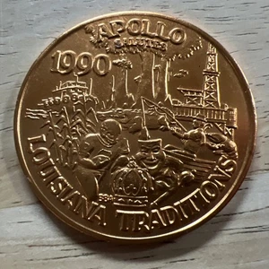 Apollo VTG 1990 Lockport Carnival Club Inc. Token LA Mardi Gras. - Picture 1 of 10