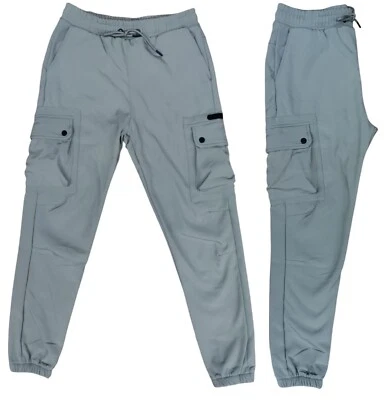 GEORGIO PEVIANI Men's Cargo Jogger Pants - Slim Fit, Multi-Pocket, Stretchable, Casual Gym Wear