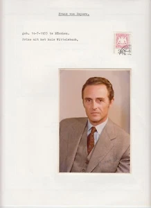 Duke Franz von Bayern, Original Autographs with Photo, Royalty, Germany (L6453) - Imagen 1 de 2