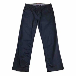 Robert Graham Kipling Pants Mens 32X27 Blue Flat Front Tailored Straight Leg - Picture 1 of 12