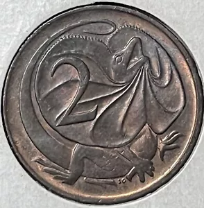 RARE 1966 Australia 2 Cent M VARIETY COIN (Blunted Third Left Claw) *SELECT UNC* - Picture 1 of 10