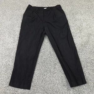 3.1 Phillip Lim Pants Womens 6 Black Silk Lined Wool Blend Chino Trousers Slacks - Picture 1 of 12