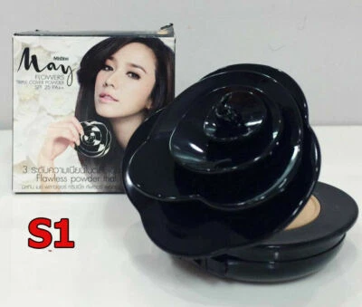 Mistine May Flowers Triple Cover Powder SPF 25 PA 10 g. # S1 - Image 1 of 4