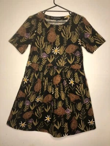 Princess Highway Kiwi print Dress Australian designer Sz AU UK 6 - Picture 1 of 6