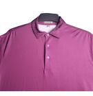 Peter Millar Polo Shirt Men's L Purple Summer Comfort Active Golf Smart Casual