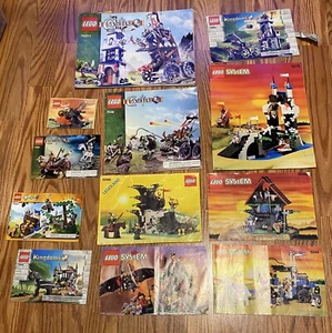 Lot Of Lego Castle Kingdom Knights Instruction Books 6078, 6045, 6044, 6048 - Picture 1 of 5
