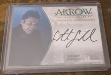Cryptozoic Arrow Season 1 Seth Gabel As The Count Autograph Auto TV Series A20