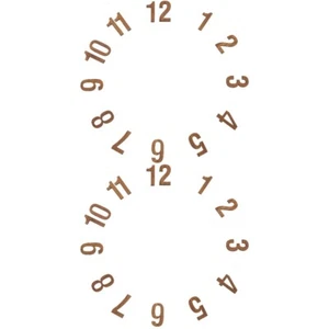 2-pak Akcesoria do tarczy zegarka Miss Clock Number Wymiana Numerał - Zdjęcie 1 z 12