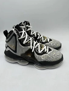 LNike LeBron 19 schwarz/metallic gold/weiß CZ0203-100 Herren Größe 8,5 - Bild 1 von 5