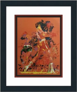 Leroy Neiman Red Boxers Custom Framed Print - Picture 1 of 2