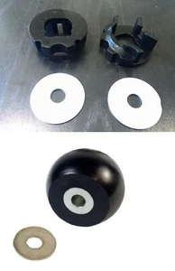 POLYPRO 89.2mm DIFF MOUNT BUSH KIT black for FORD FAIRLANE BA BF 07/2003-12/2007 - Picture 1 of 1