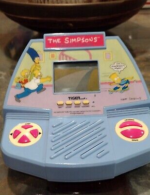 Vintage The Simpsons  Handheld / Tabletop Electronic LCD Video Game Tiger, 1990