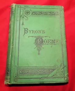 "The Select Poetical Works of Lord Byron" Pub. by T. Y. Crowell New York 1883 - Picture 1 of 3