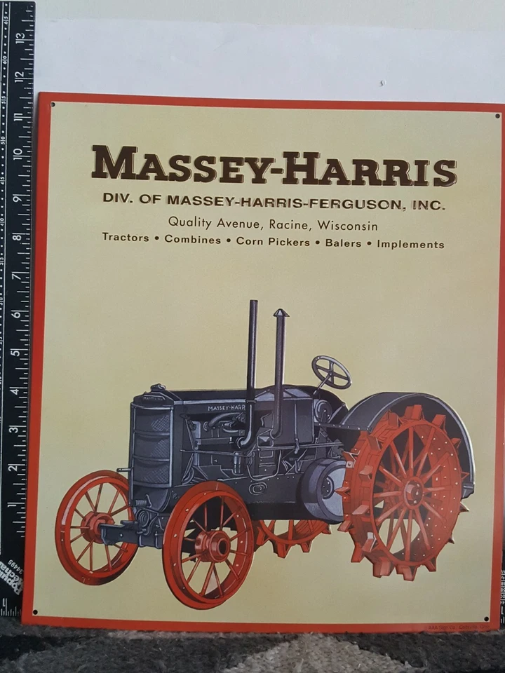 Massey Harris Metal Sign - Image 1 of 3