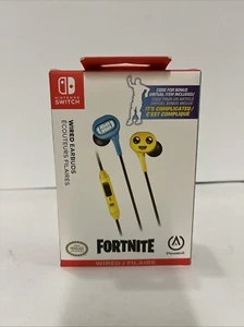 PowerA Fortnite Peely Wired Earbuds Nintendo Switch "New In Box" Code Included - Picture 1 of 2